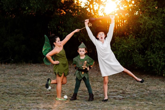 tinkerbell and peter pan costume