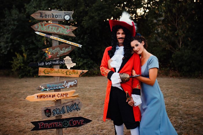 Peter Pan and Captain Hook Couple, Couple Costumes