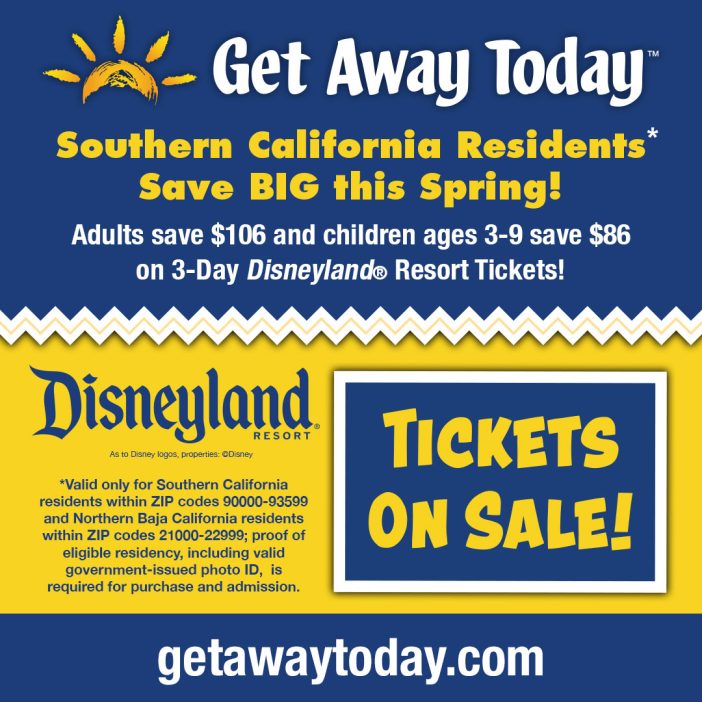 SoCal Resident best discount for Disneyland