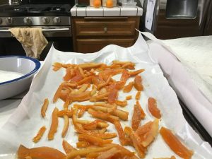 Candied Grapefruit Peel Recipe. Rinds of citrus fruit make great candies!