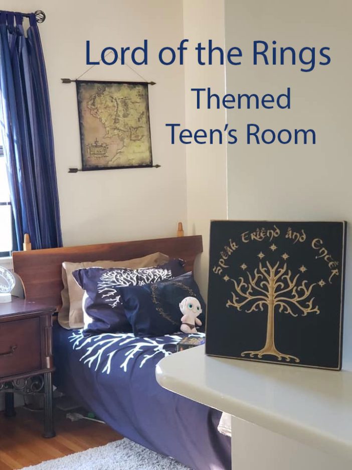 Lord of the Rings themed room 
