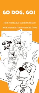 click and print go dog go coloring pages