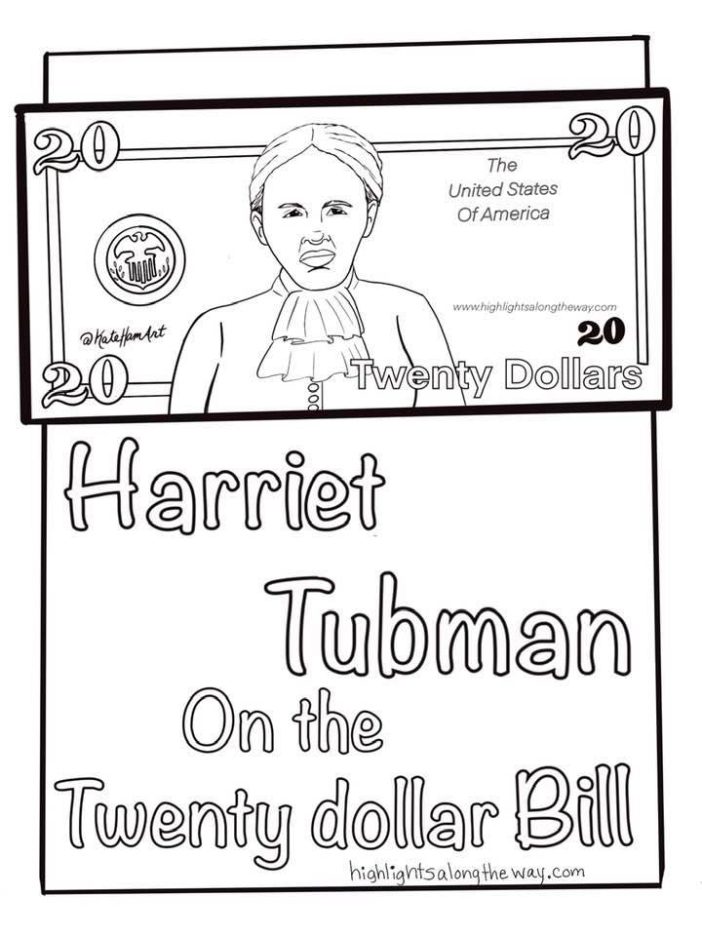 Harriet Tubman on the twenty dollar bill