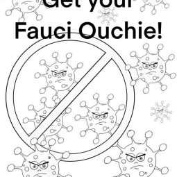 fauci ouchie free printable coloring pages