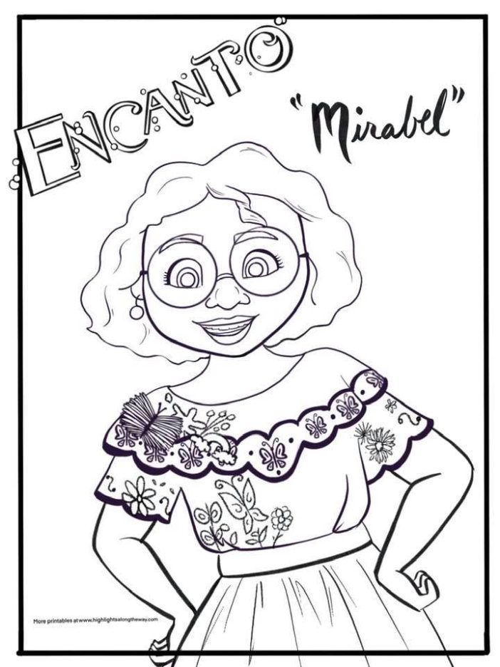 Free Printable Coloring Sheets Inspired By Disney s Encanto