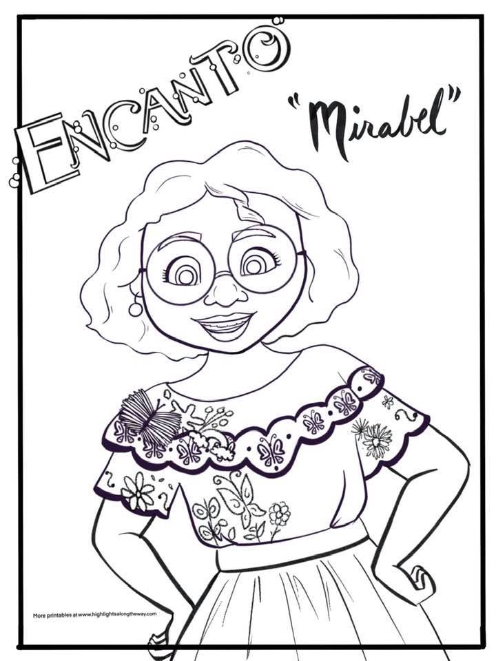 31+ isabella encanto coloring page - ErlendDawood