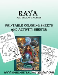 raya and the last dragon coloring pages and activity sheets