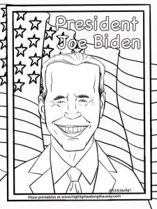 Joe Biden Free coloring page