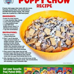 Paw Patrol Party Puppy Chow Recipe