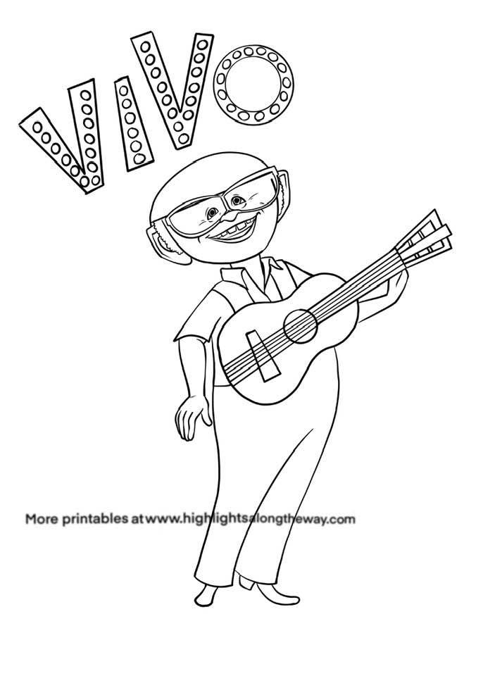 film coloring pages