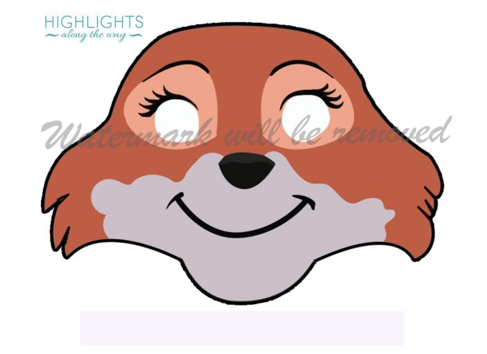 Maid Marian Printable Mask instant download