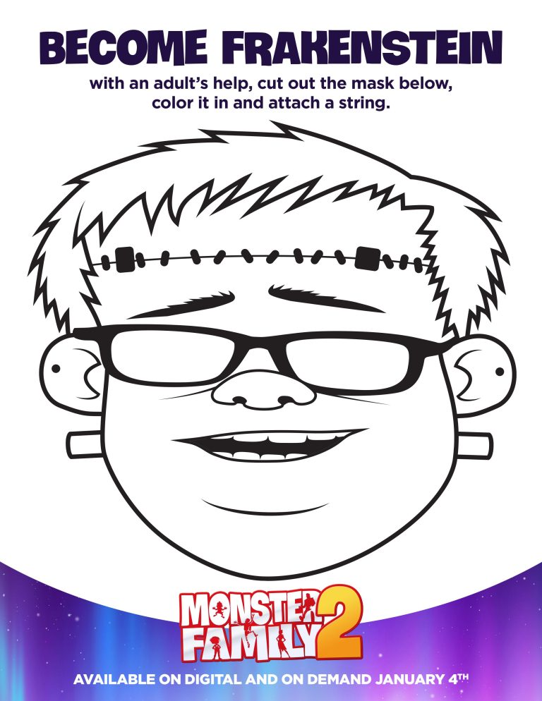 Monster Family 2 Printable Activity Sheets