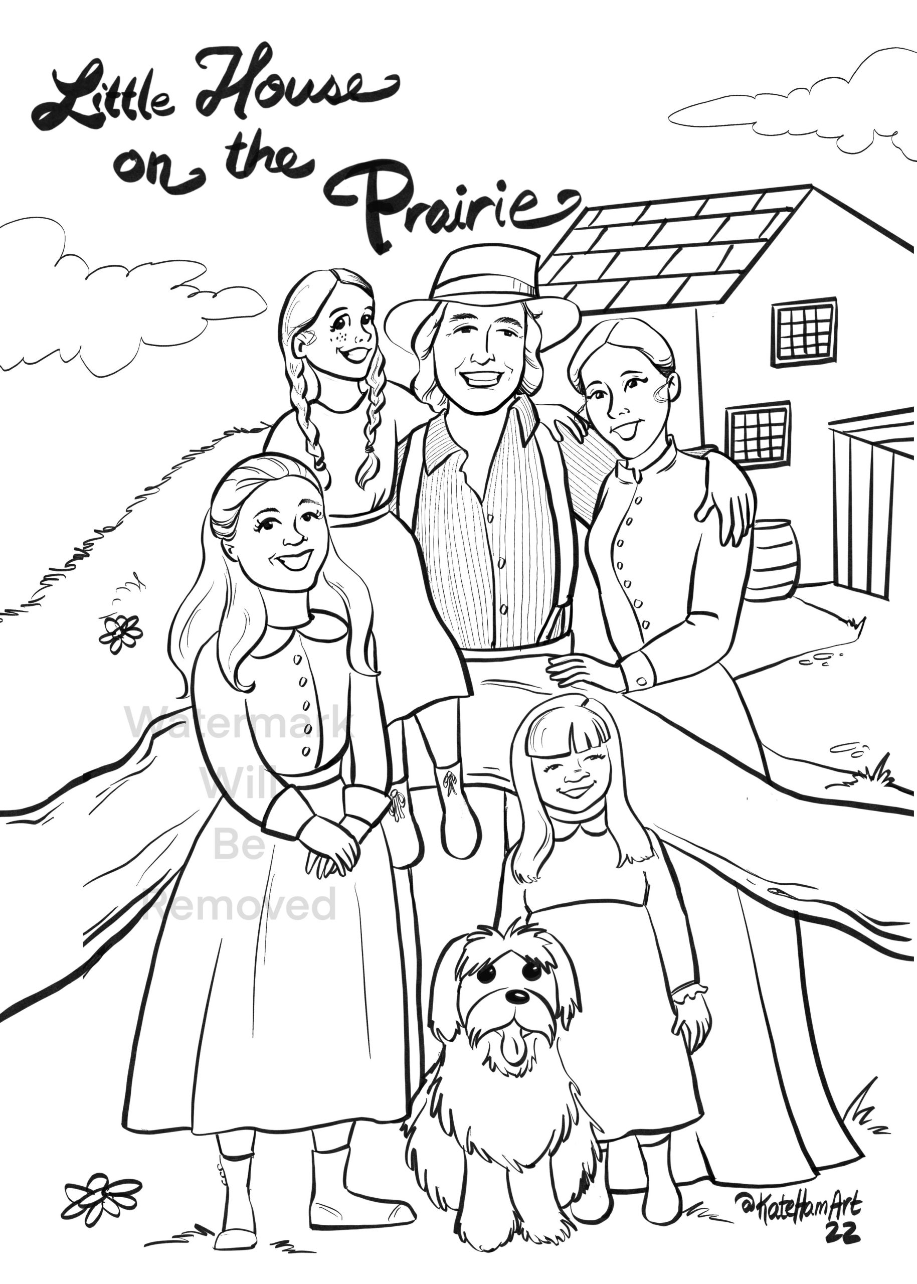 little-house-on-the-prairie-coloring-page