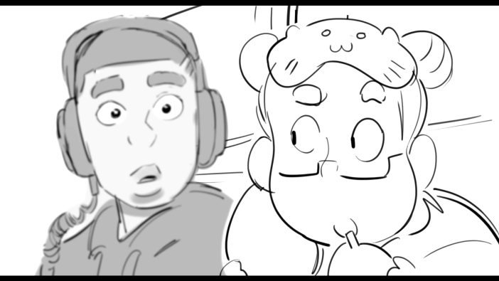 turning red plane storyboards alternate ending four town