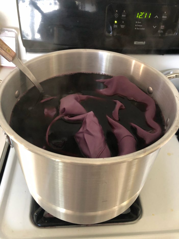 How to dye dress stovetop method