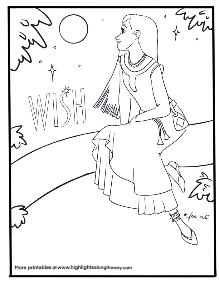 WISH Coloring Pages Highlights Along the Way