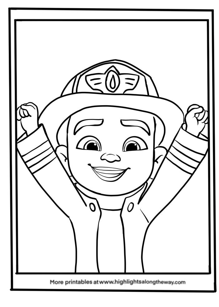 Bo Firebuds coloring page
