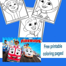 firebuds coloring pages activity sheets