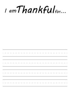 thankful for printable