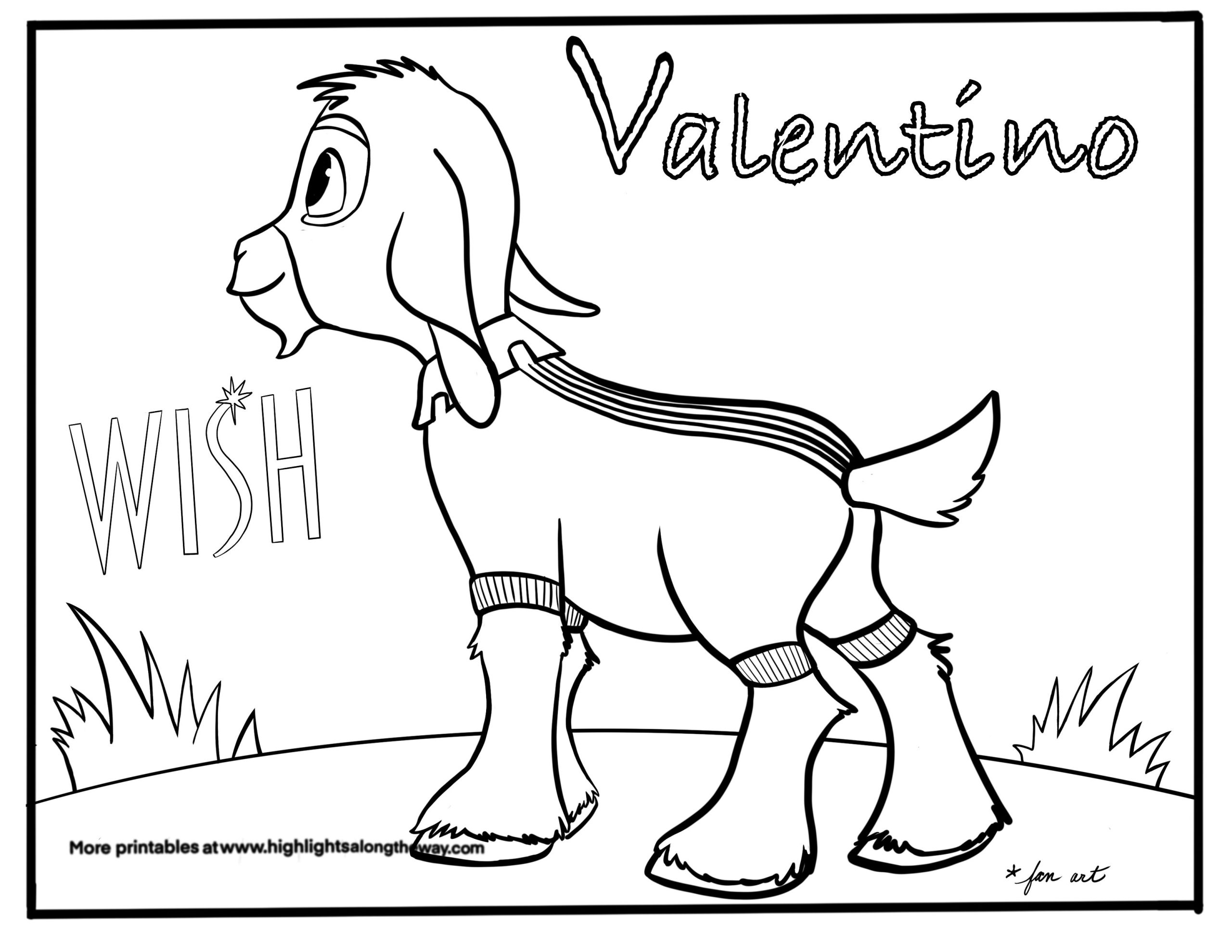 WISH Coloring Pages Highlights Along The Way