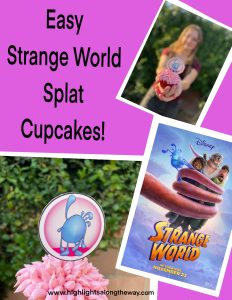 Strange World Cupcake Topper instant download SPLAT