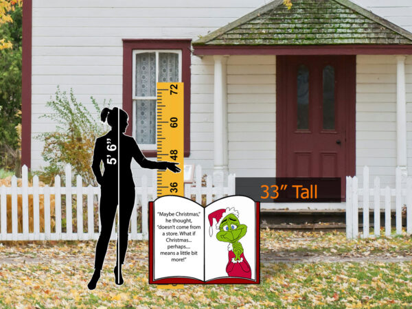 Grinch Christmas lawn decor