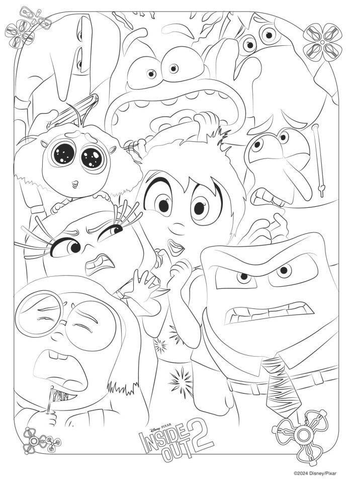 Inside Out coloring page