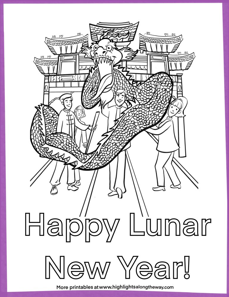 Lunar New Year Coloring pages