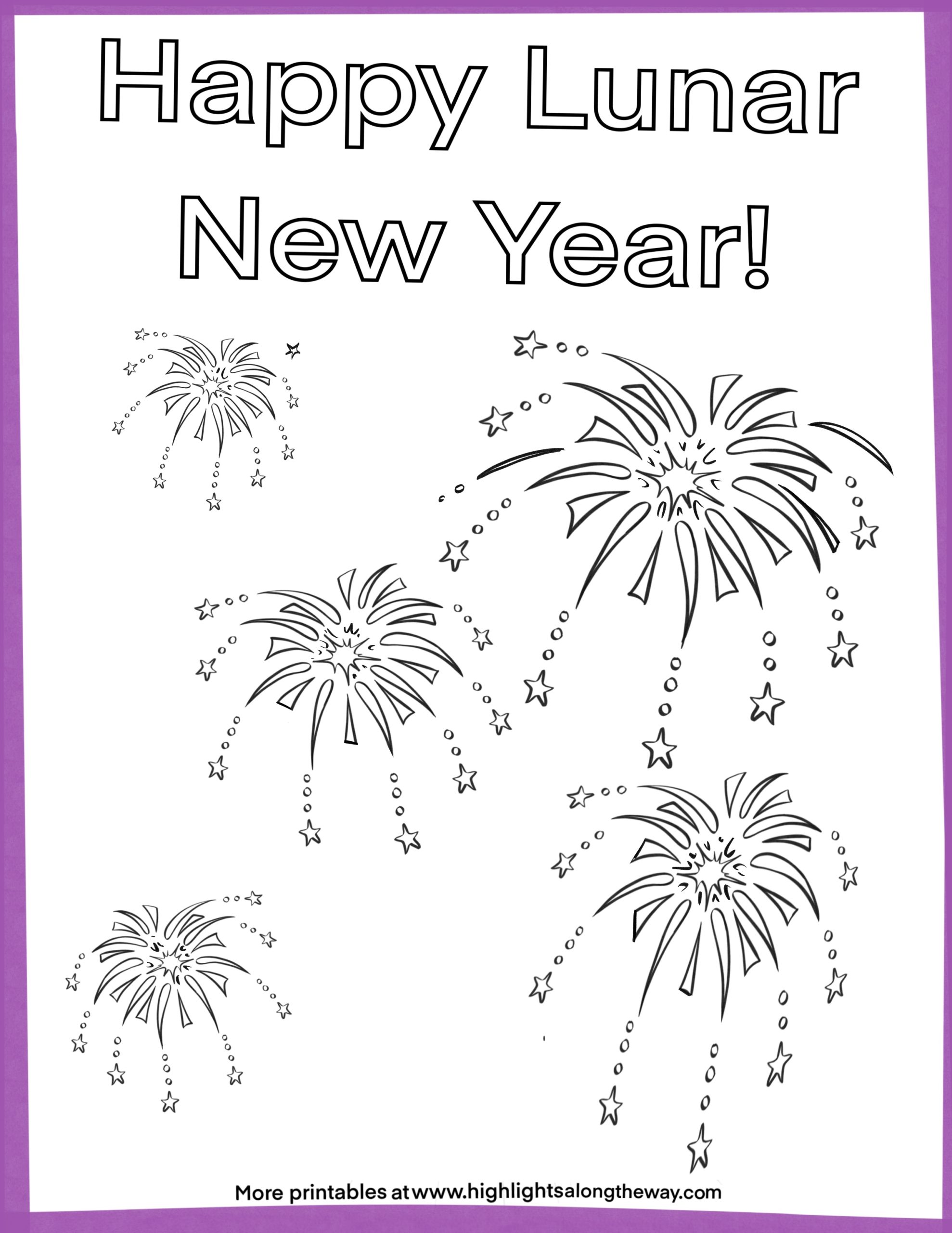 Lunar New Year Coloring pages