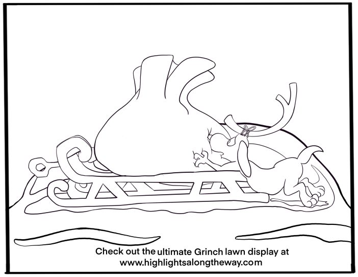 christmas coloring pages grinch