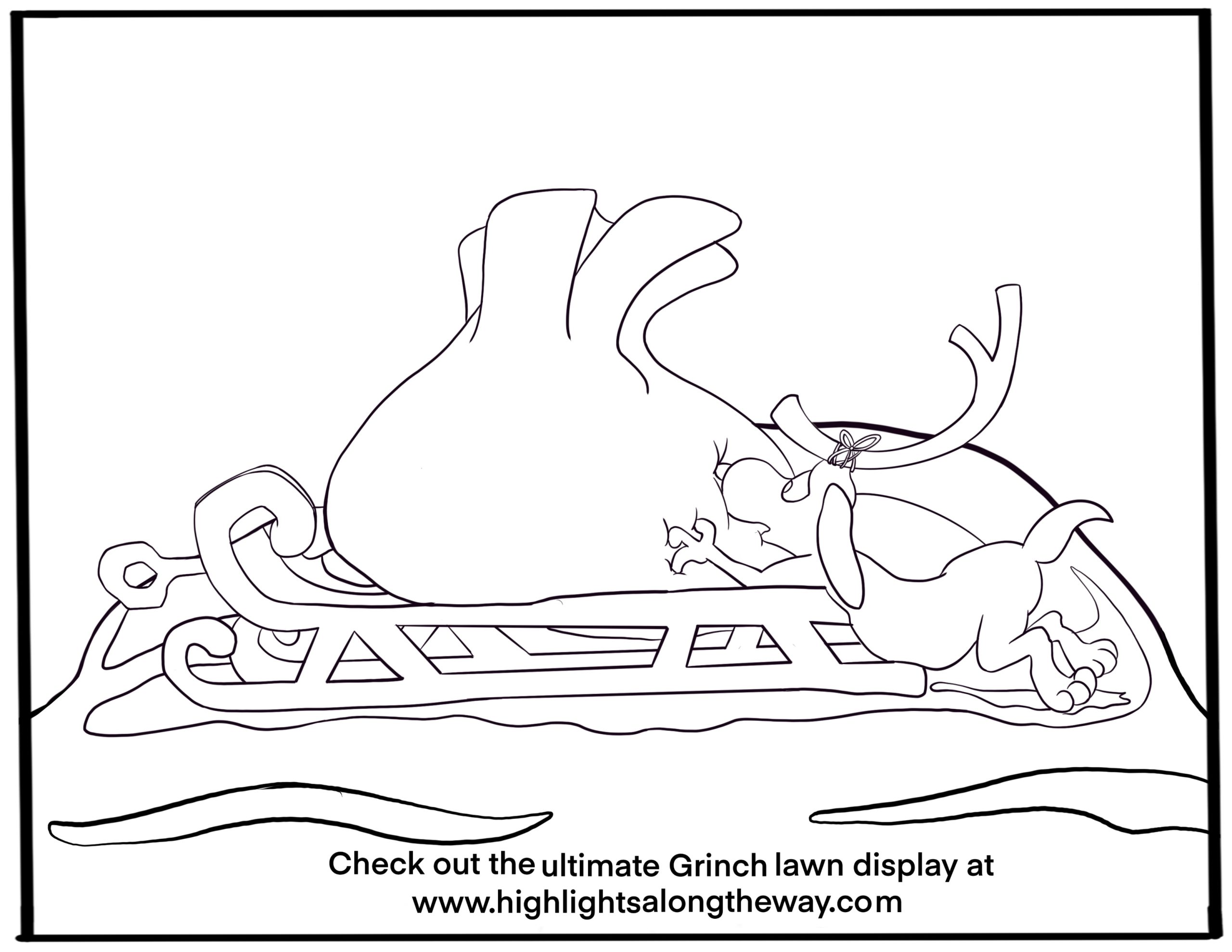 Free Grinch Who Stole Christmas Coloring Pages