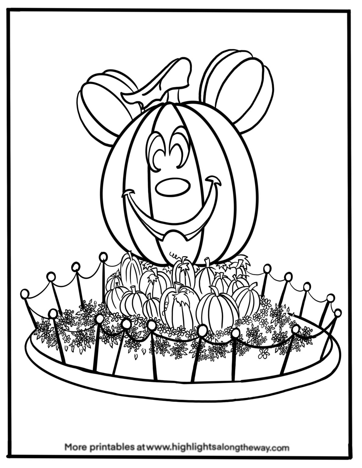 Disney Halloween Coloring Pages