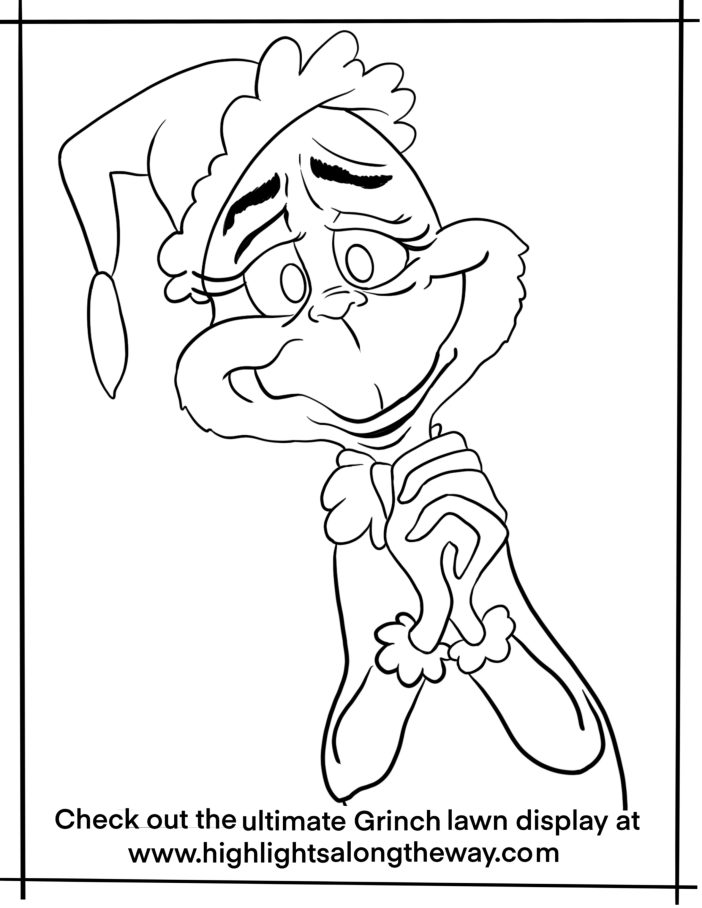 the grinch coloring pages