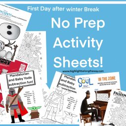 no prep winter break activity pages instant download free for teachers