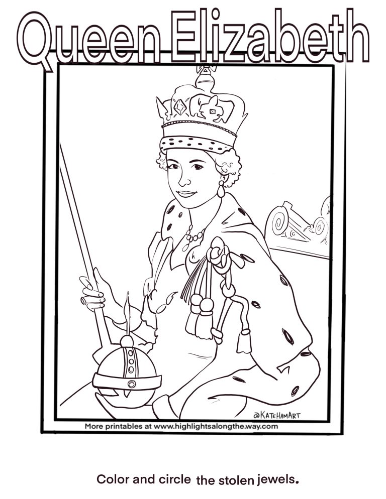 King Charles III Coronation Coloring Pages