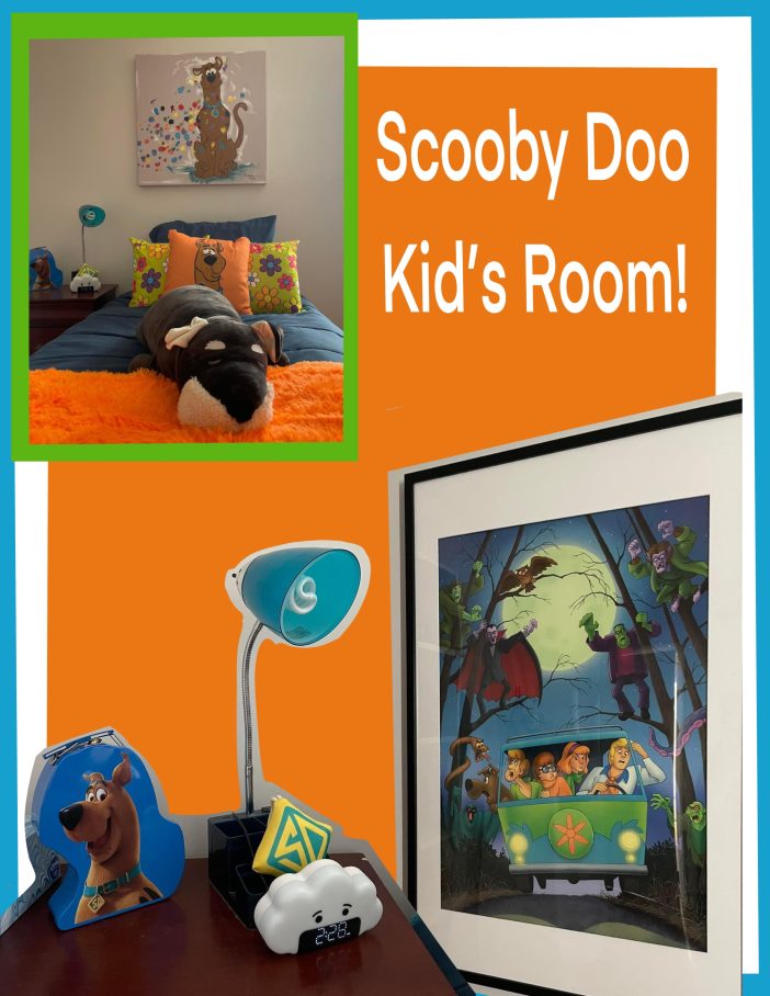 Groovy tween and teen scooby doo room decor