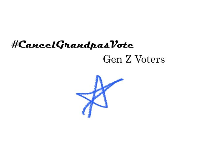 Cancel Grandpa's Vote Tshirts and more Gen Z Voter merchandise