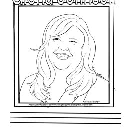Gloria Johnson Tennessee representative Tennessee three coloring sheet activity page instant download and printable