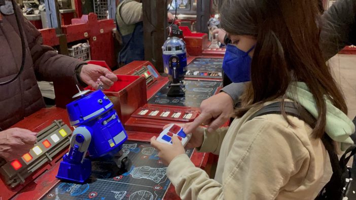 Remote controlled droid at disneyland