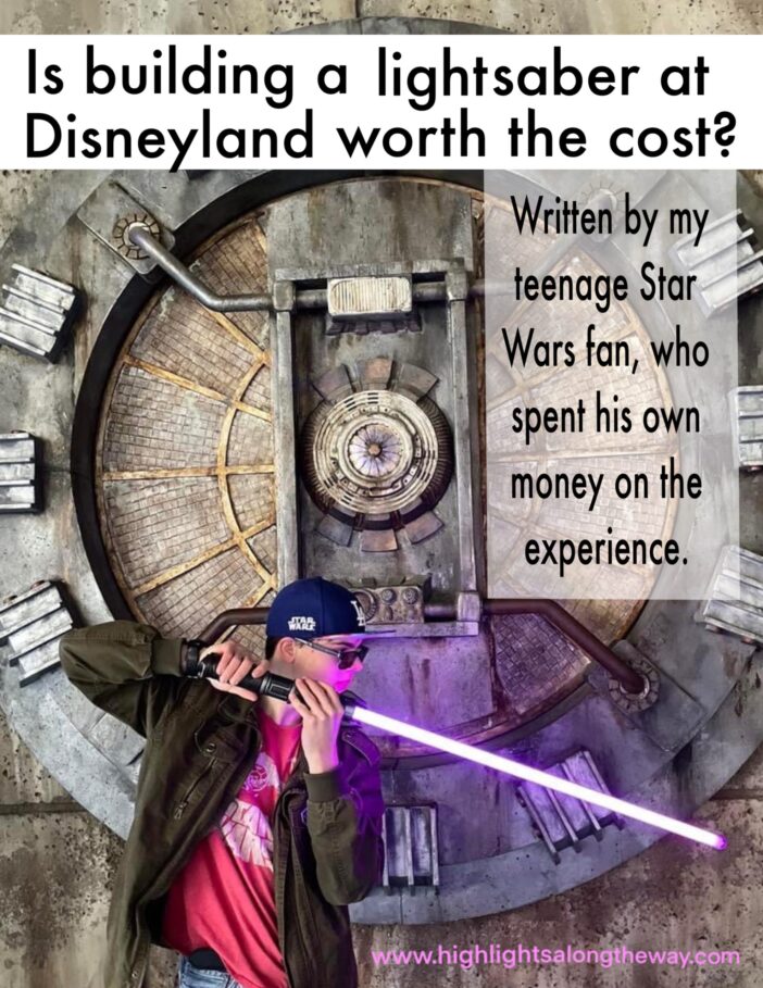 Is building a lightsaber at Disneyland or Walt Disney World worth the cost of the experience