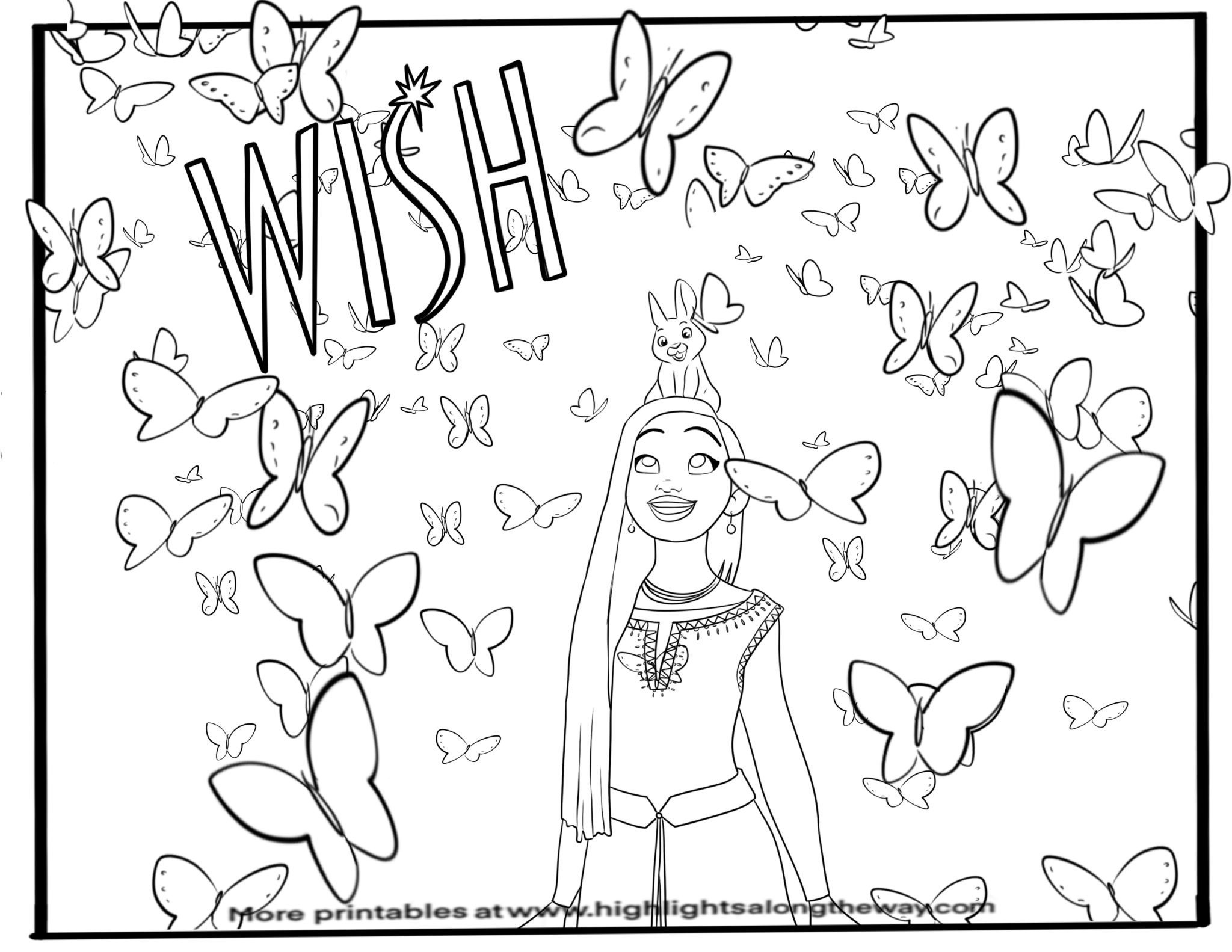 WISH Coloring Pages Highlights Along The Way