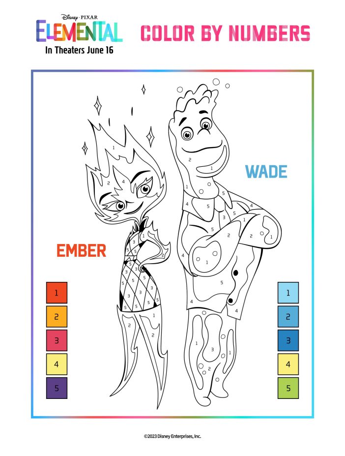 Elemental - História Para Colorir