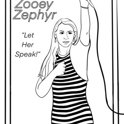zooey zephyr coloring page let her speak activity page