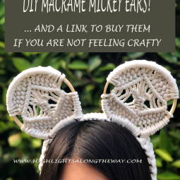 DIY Mickey Ears macrame