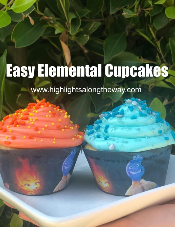 Easy elemental cupcakes