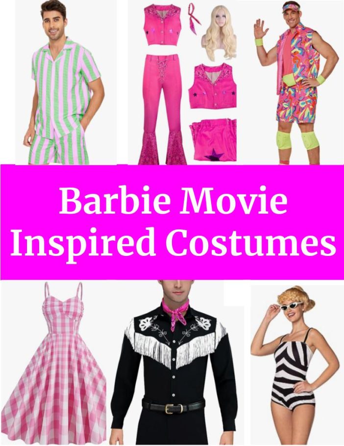 New Barbie Movie Allan Doll Beach Outfit Halloween Costume Men's Ken Shirt  Fur