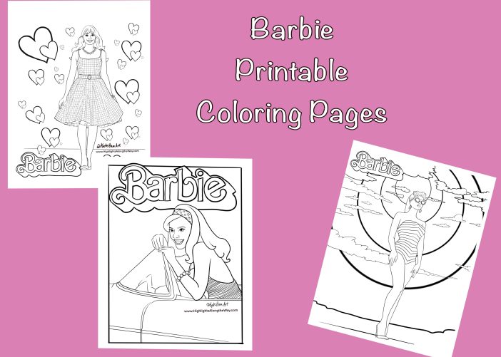 free printable coloring pages Barbie Margot Robbie