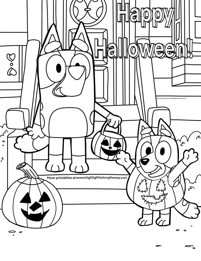 Bluey Coloring Pages Print And Color Com Halloween Co - vrogue.co