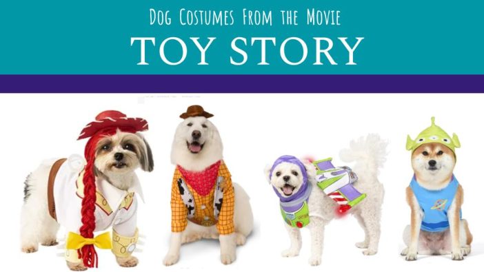 Dog costumes toy story