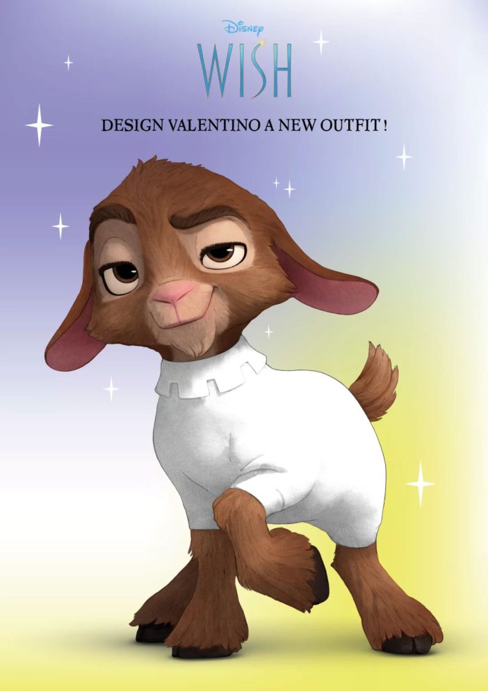 valentino printable activity page disney